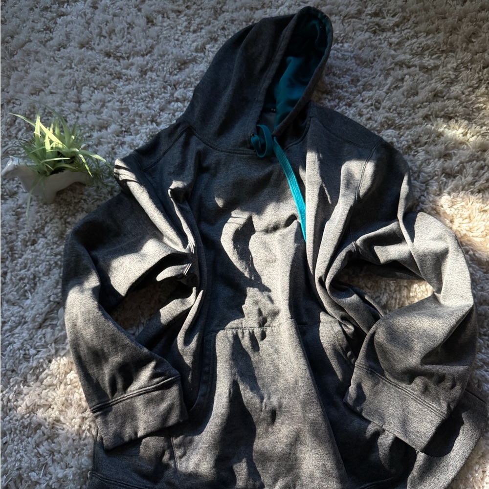 Everlast men’s baggy sporty casual Teal and Gray Sportswear hoodie